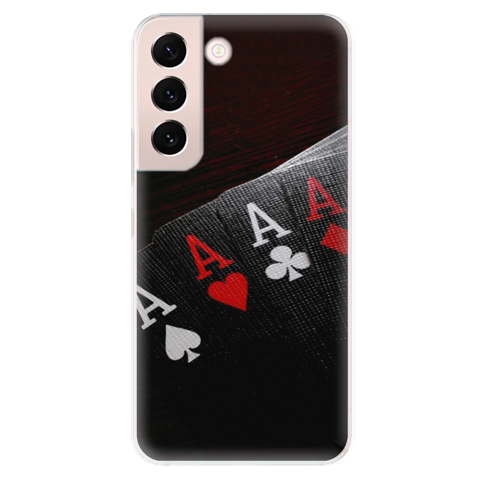 Silikonové odolné pouzdro iSaprio - Poker na mobil Samsung Galaxy S22 5G (Odolný silikonový kryt, obal, pouzdro iSaprio - Poker na mobilní telefon Samsung Galaxy S22 5G)