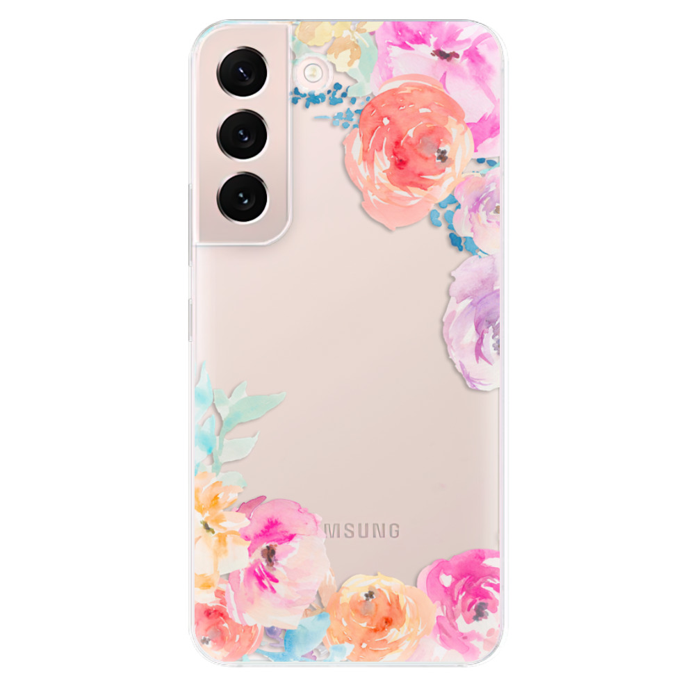 Odolné silikonové pouzdro iSaprio - Flower Brush - Samsung Galaxy S22+ 5G