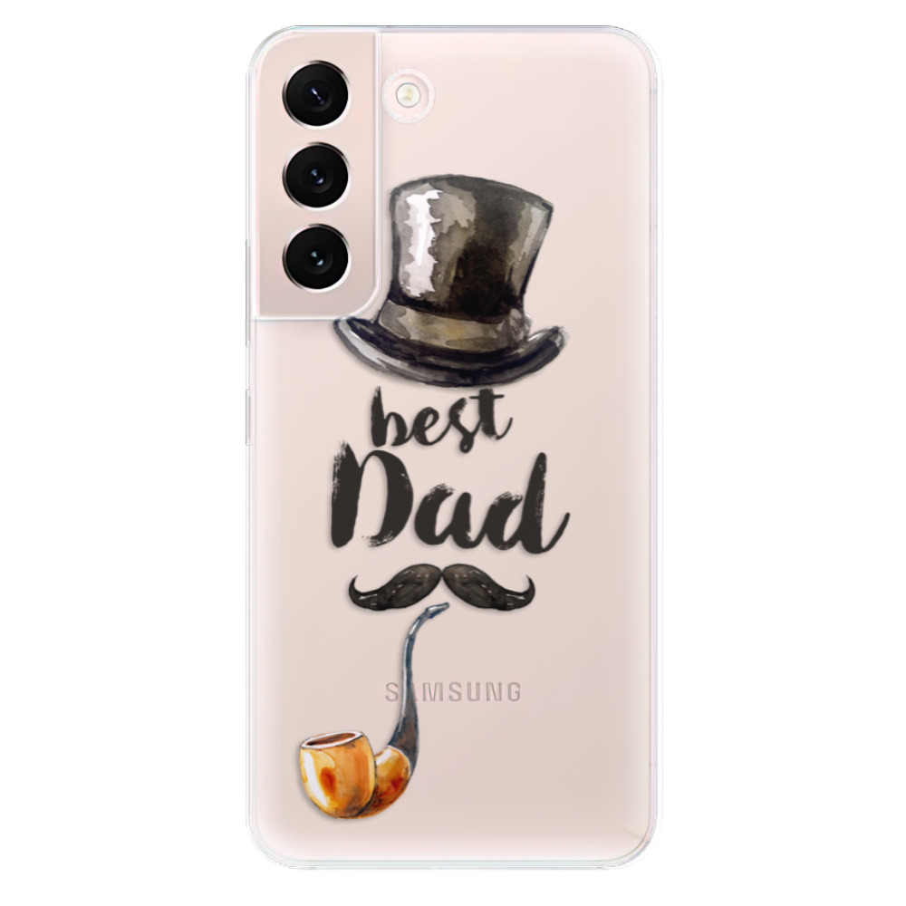 Odolné silikonové pouzdro iSaprio - Best Dad - Samsung Galaxy S22+ 5G