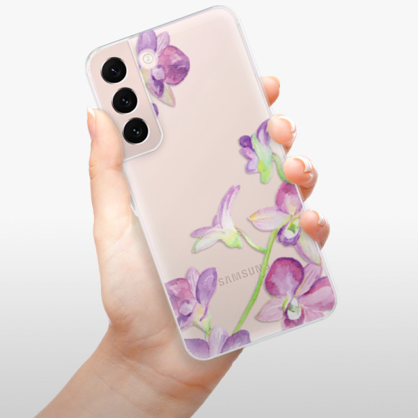 Silikonové pouzdro iSaprio - Samsung Galaxy S22 Plus 5G - Purple Orchid