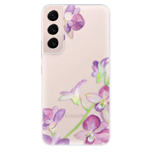 Silikonové pouzdro iSaprio - Samsung Galaxy S22 Plus 5G - Purple Orchid