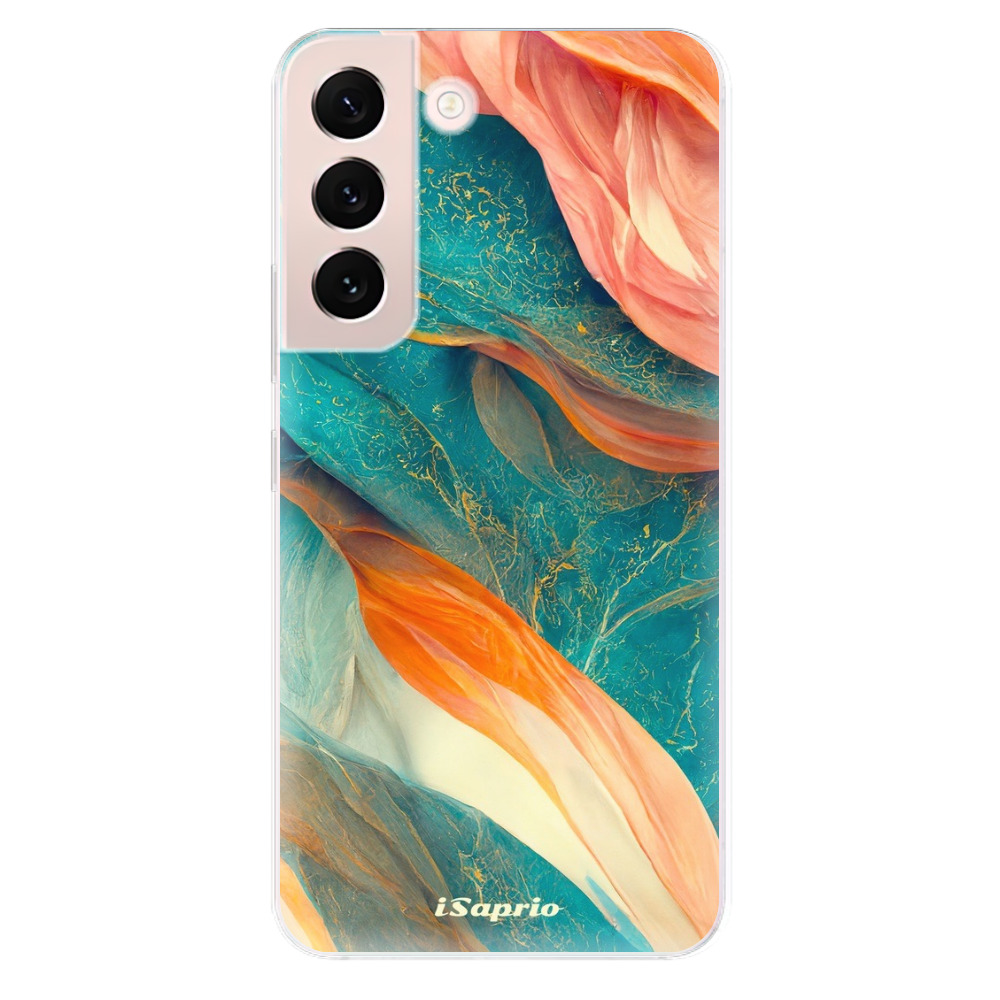 Odolné silikonové pouzdro iSaprio - Abstract Marble - Samsung Galaxy S22+ 5G