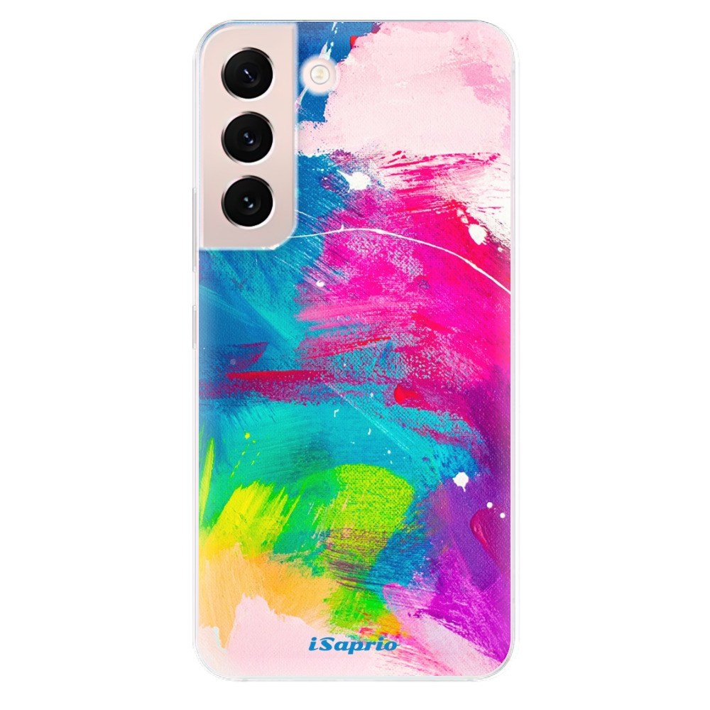 Odolné silikonové pouzdro iSaprio - Abstract Paint 03 - Samsung Galaxy S22+ 5G