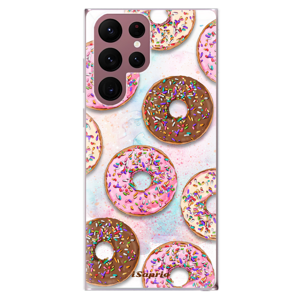 Silikonové odolné pouzdro iSaprio - Donuts 11 na mobil Samsung Galaxy S22 Ultra 5G (Odolný silikonový kryt, obal, pouzdro iSaprio - Donuts 11 na mobilní telefon Samsung Galaxy S22 Ultra 5G)
