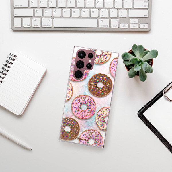 Silikonové pouzdro iSaprio - Samsung Galaxy S22 Ultra 5G - Donuts 11