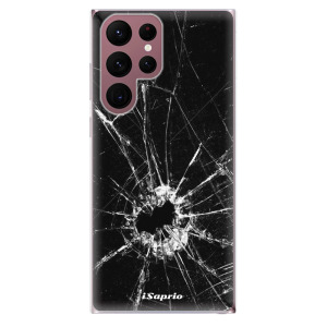 Silikonové odolné pouzdro iSaprio - Broken Glass 10 na mobil Samsung Galaxy S22 Ultra 5G