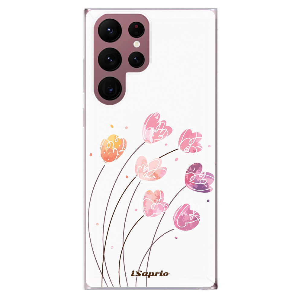 Odolné silikonové pouzdro iSaprio - Flowers 14 - Samsung Galaxy S22 Ultra 5G