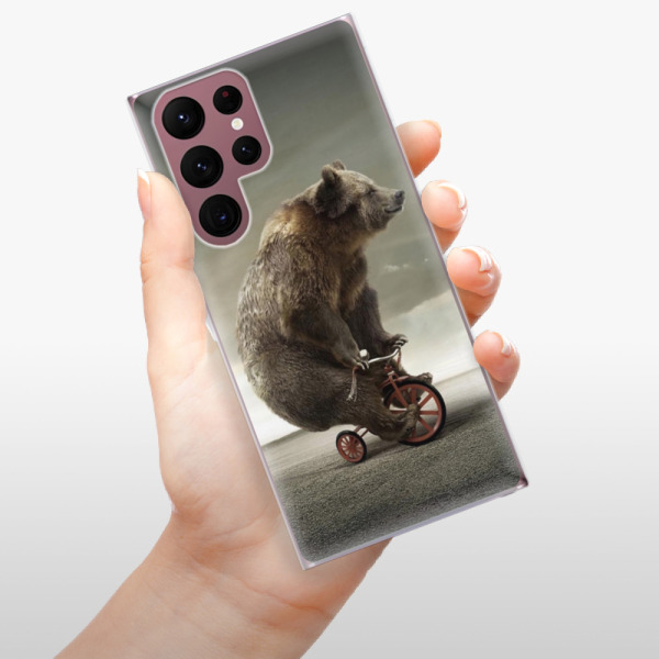 Silikonové pouzdro iSaprio - Samsung Galaxy S22 Ultra 5G - Bear 01