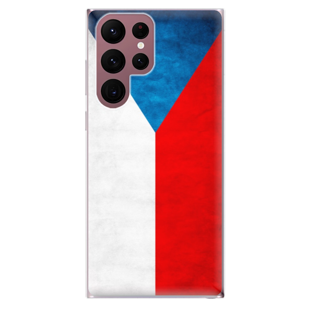 Silikonové odolné pouzdro iSaprio - Czech Flag na mobil Samsung Galaxy S22 Ultra 5G (Odolný silikonový kryt, obal, pouzdro iSaprio - Czech Flag na mobilní telefon Samsung Galaxy S22 Ultra 5G)