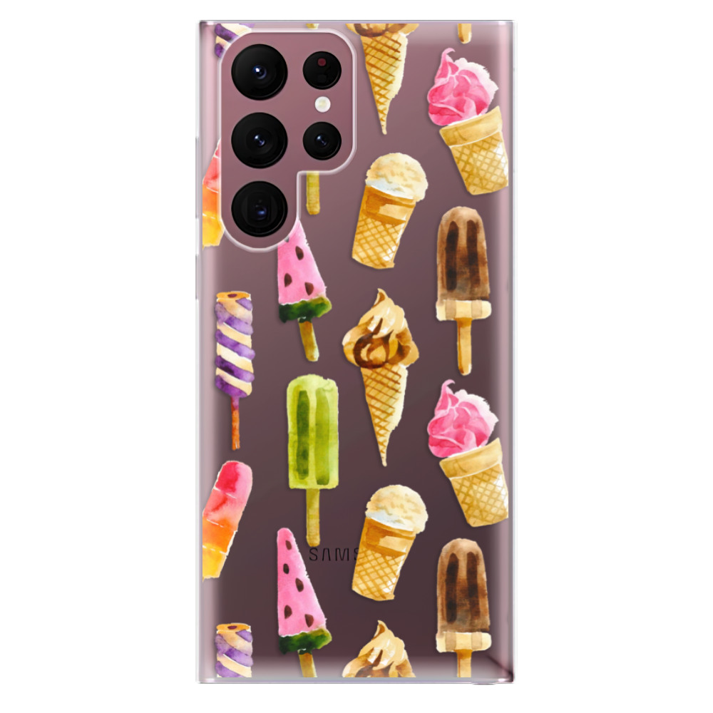 Odolné silikonové pouzdro iSaprio - Ice Cream - Samsung Galaxy S22 Ultra 5G