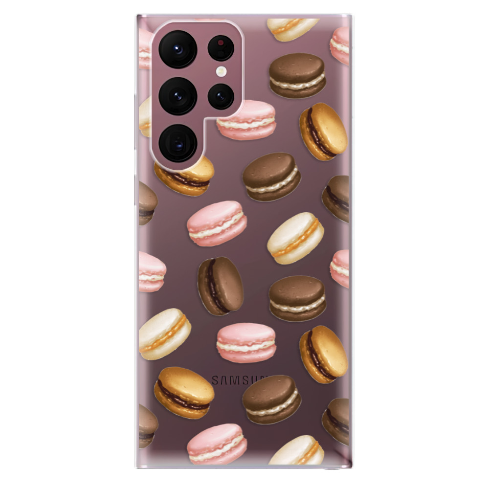 Odolné silikonové pouzdro iSaprio - Macaron Pattern - Samsung Galaxy S22 Ultra 5G