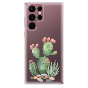 Silikonové odolné pouzdro iSaprio - Cacti 01 na mobil Samsung Galaxy S22 Ultra 5G