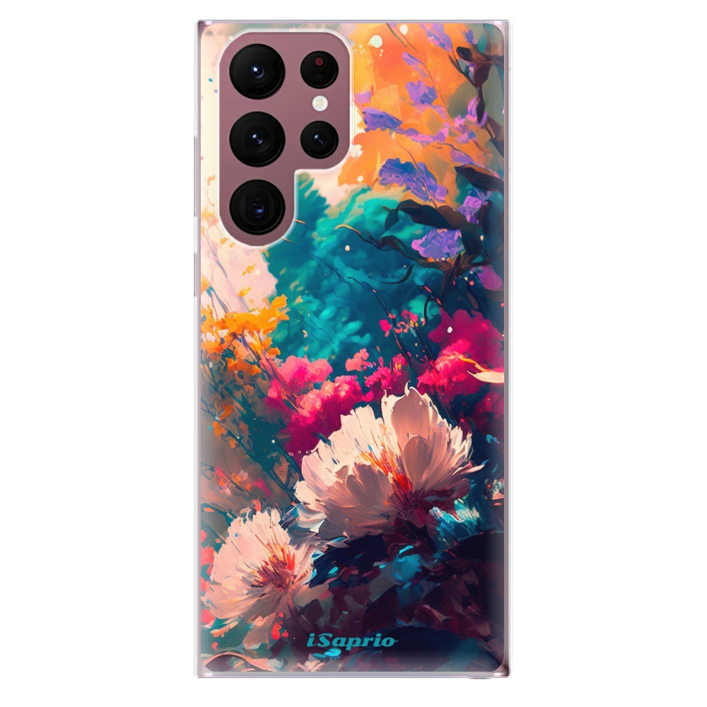 Odolné silikonové pouzdro iSaprio - Flower Design - Samsung Galaxy S22 Ultra 5G