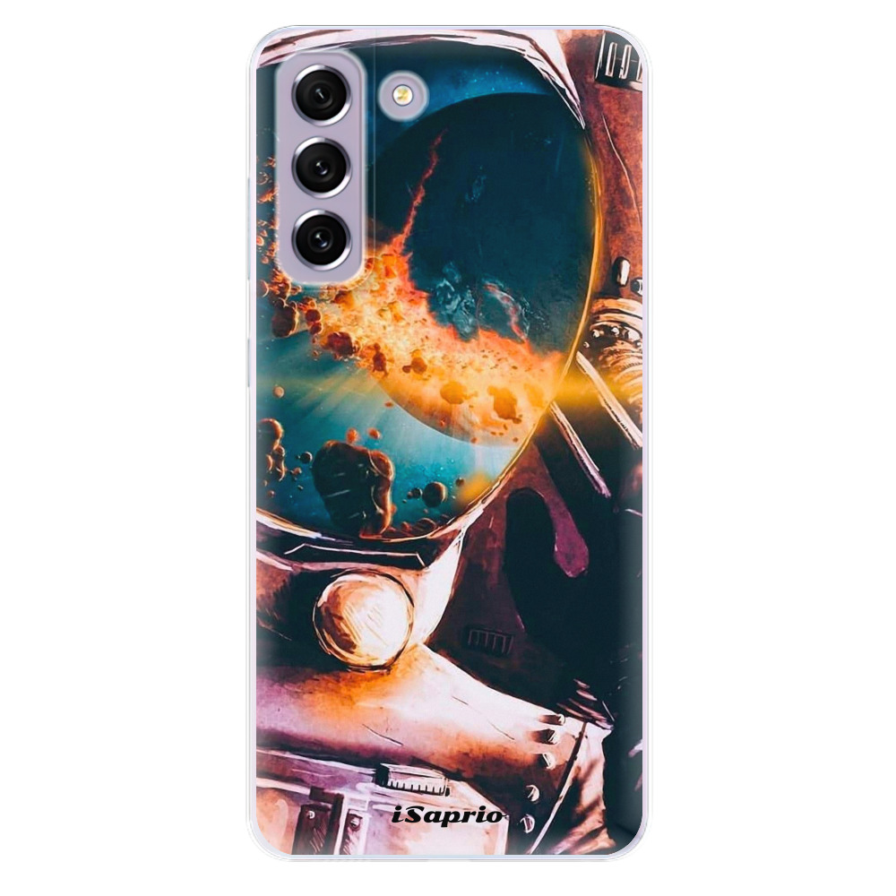 Silikonové odolné pouzdro iSaprio - Astronaut 01 na mobil Samsung Galaxy S21 FE 5G (Odolný silikonový kryt, obal, pouzdro iSaprio - Astronaut 01 na mobilní telefon Samsung Galaxy S21 FE 5G)