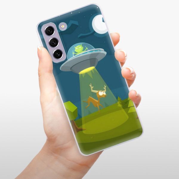 Silikonové pouzdro iSaprio - Samsung Galaxy S21 FE 5G - Alien 01