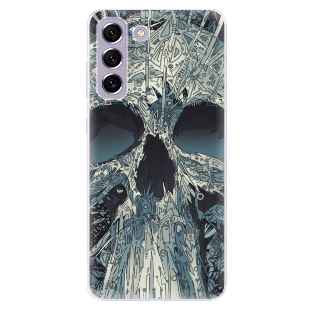 Silikonové odolné pouzdro iSaprio - Abstract Skull na mobil Samsung Galaxy S21 FE 5G (Odolný silikonový kryt, obal, pouzdro iSaprio - Abstract Skull na mobilní telefon Samsung Galaxy S21 FE 5G)