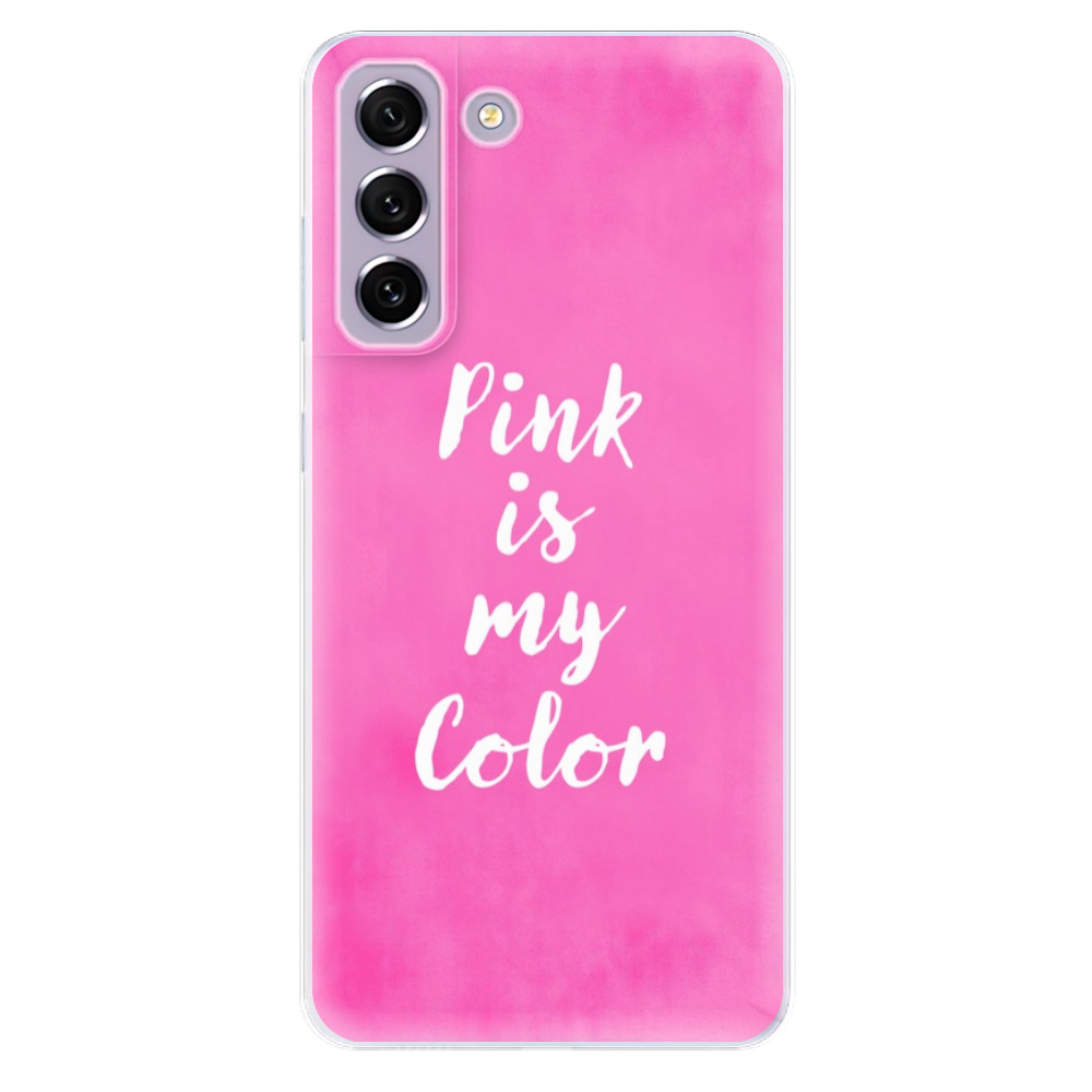 Silikonové odolné pouzdro iSaprio - Pink is my color na mobil Samsung Galaxy S21 FE 5G (Odolný silikonový kryt, obal, pouzdro iSaprio - Pink is my color na mobilní telefon Samsung Galaxy S21 FE 5G)