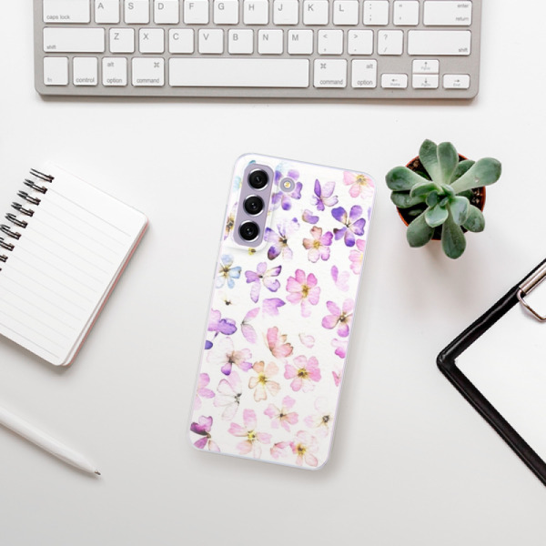 Silikonové pouzdro iSaprio - Samsung Galaxy S21 FE 5G - Wildflowers