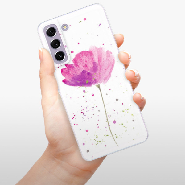 Silikonové pouzdro iSaprio - Samsung Galaxy S21 FE 5G - Poppies
