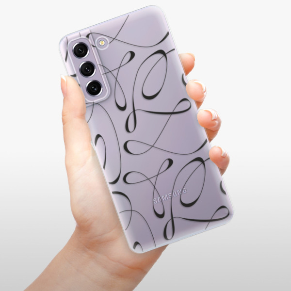 Silikonové pouzdro iSaprio - Samsung Galaxy S21 FE 5G - Fancy black