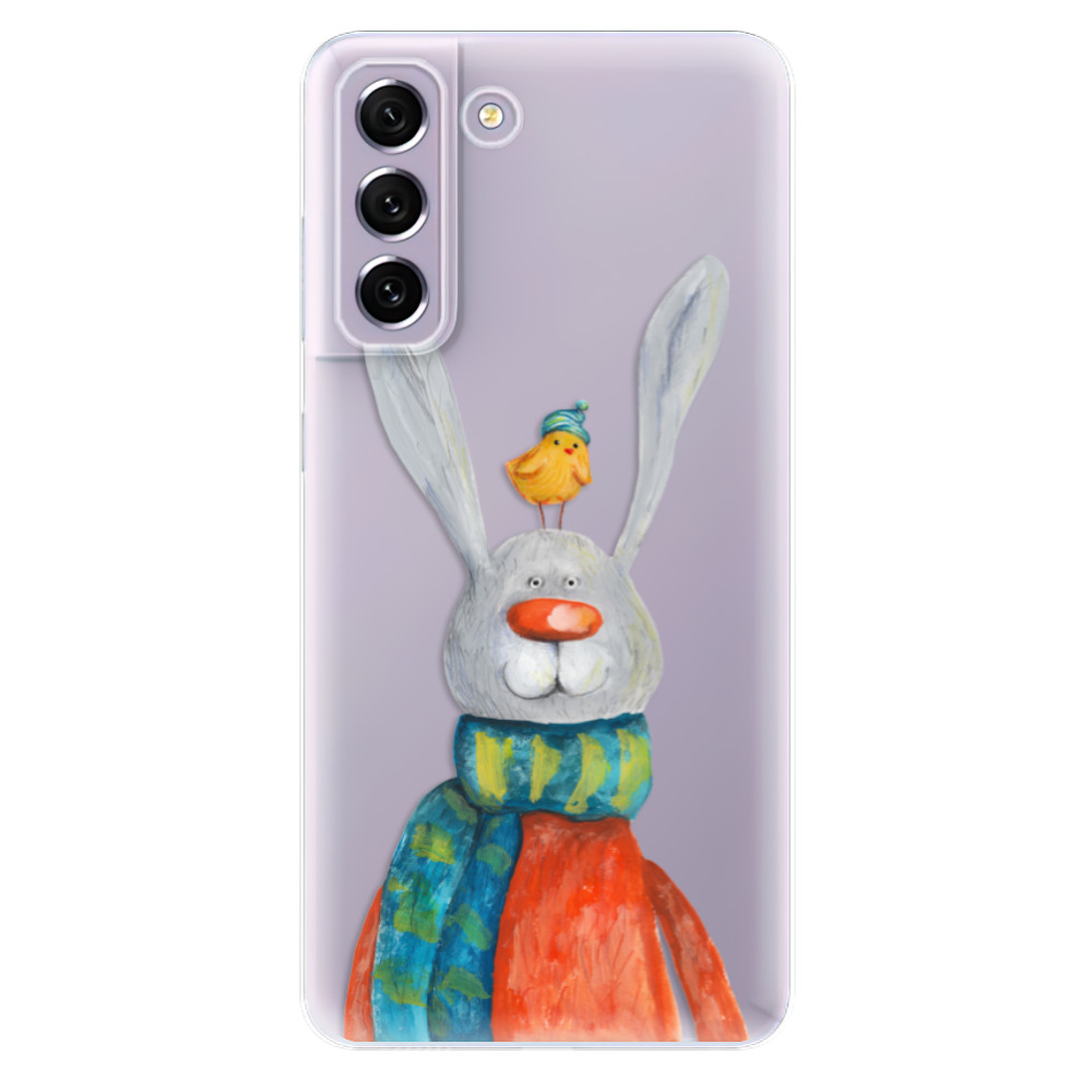 Odolné silikonové pouzdro iSaprio - Rabbit And Bird - Samsung Galaxy S21 FE 5G