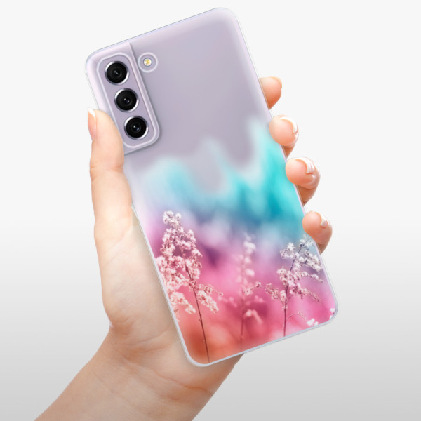Silikonové pouzdro iSaprio - Samsung Galaxy S21 FE 5G - Rainbow Grass