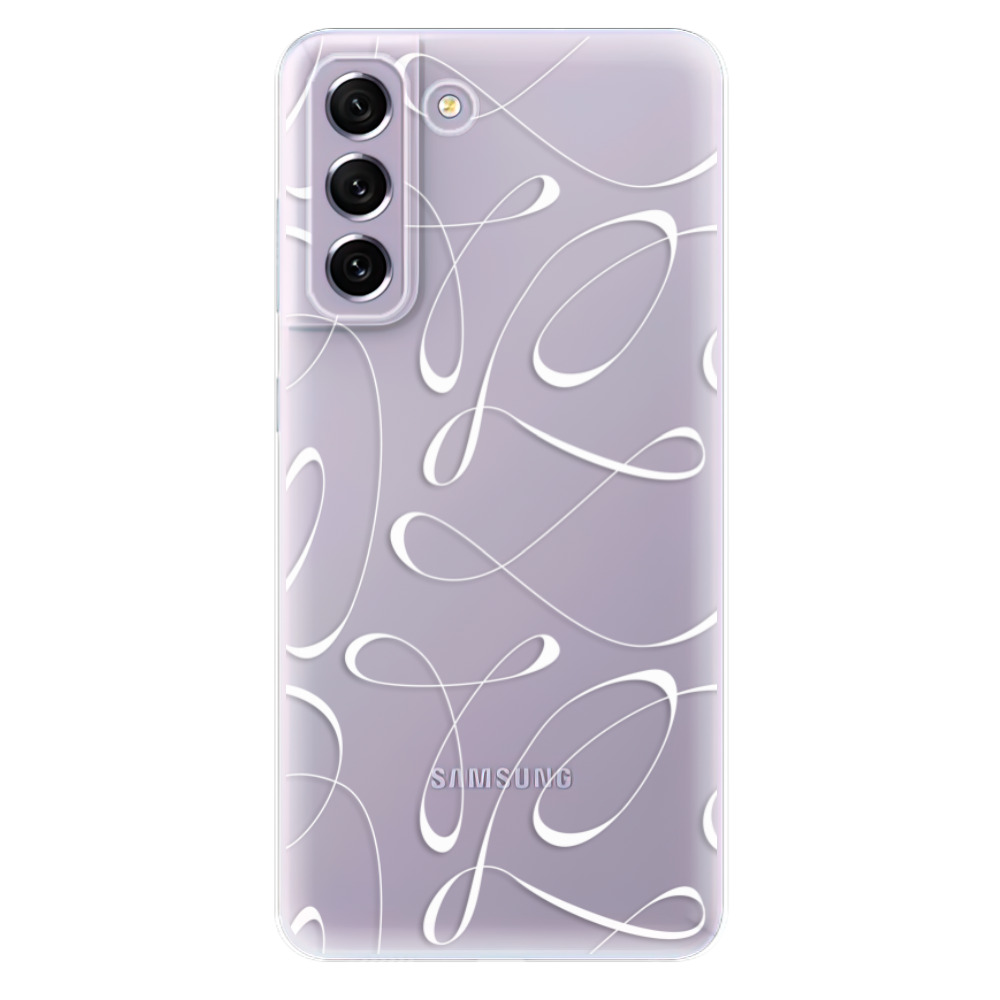 Silikonové odolné pouzdro iSaprio - Fancy - white na mobil Samsung Galaxy S21 FE 5G (Odolný silikonový kryt, obal, pouzdro iSaprio - Fancy - white na mobilní telefon Samsung Galaxy S21 FE 5G)