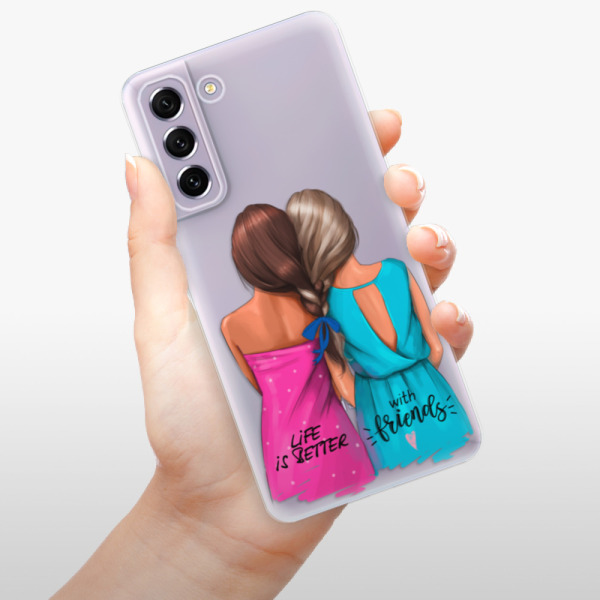 Silikonové pouzdro iSaprio - Samsung Galaxy S21 FE 5G - Best Friends