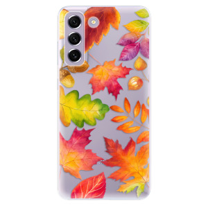 Silikonové odolné pouzdro iSaprio - Autumn Leaves 01 na mobil Samsung Galaxy S21 FE 5G