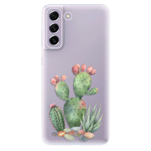 Silikonové odolné pouzdro iSaprio - Cacti 01 na mobil Samsung Galaxy S21 FE 5G