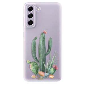 Silikonové odolné pouzdro iSaprio - Cacti 02 na mobil Samsung Galaxy S21 FE 5G