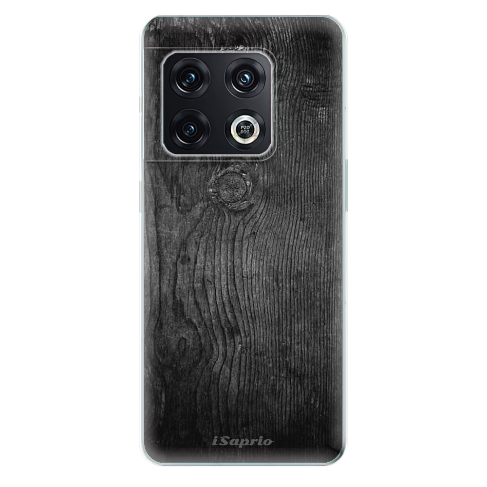 Silikonové odolné pouzdro iSaprio - Black Wood 13 na mobil OnePlus 10 Pro (Odolný silikonový kryt, obal, pouzdro iSaprio - Black Wood 13 na mobilní telefon OnePlus 10 Pro)