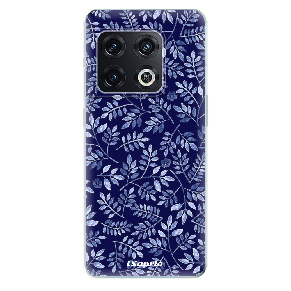Odolné silikonové pouzdro iSaprio - Blue Leaves 05 - OnePlus 10 Pro