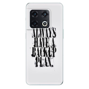 Silikonové odolné pouzdro iSaprio - Backup Plan na mobil OnePlus 10 Pro