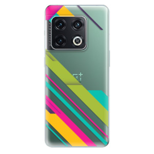 Silikonové odolné pouzdro iSaprio - Color Stripes 03 na mobil OnePlus 10 Pro