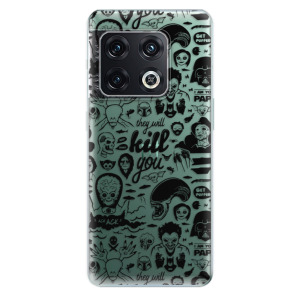 Silikonové odolné pouzdro iSaprio - Comics 01 - black na mobil OnePlus 10 Pro