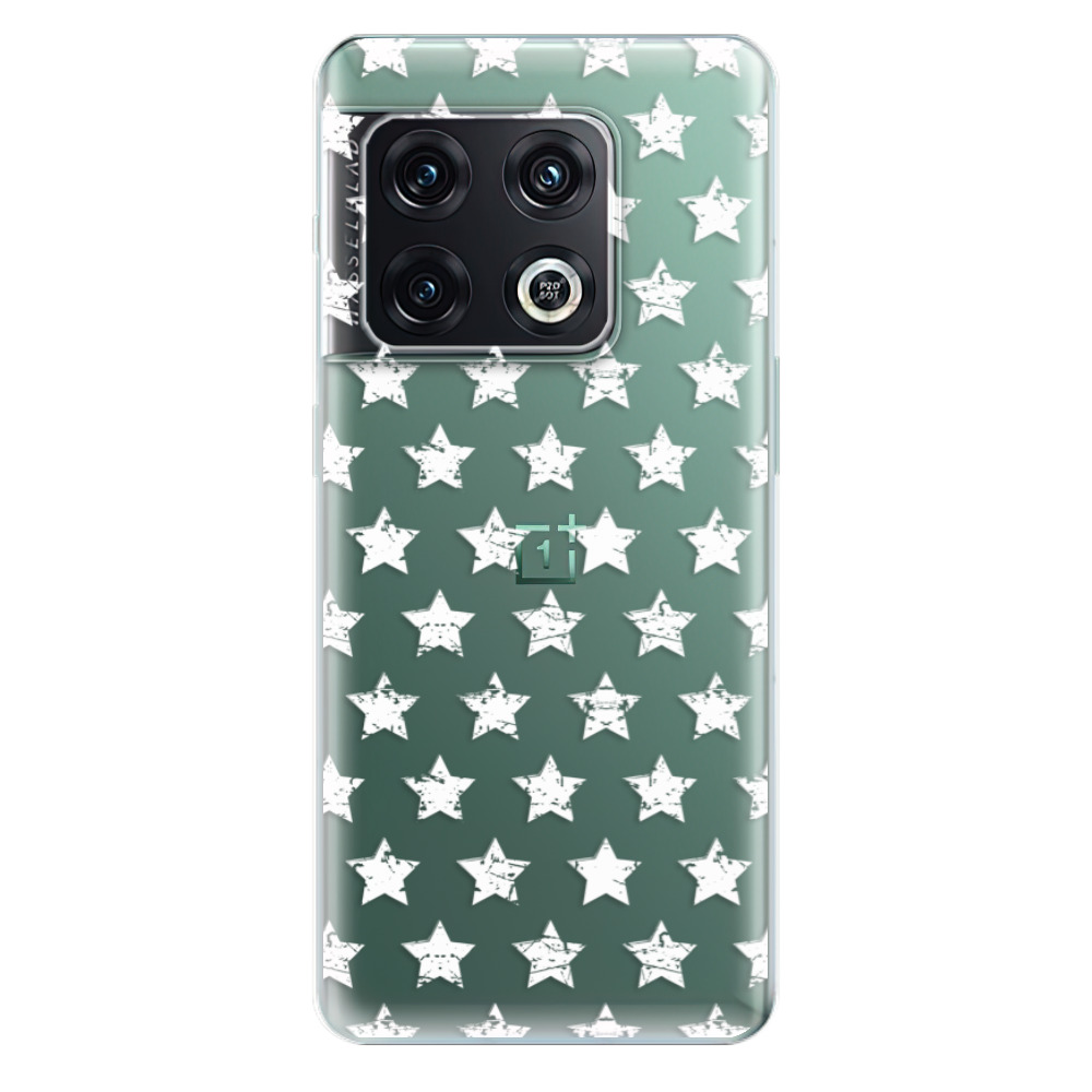 Odolné silikonové pouzdro iSaprio - Stars Pattern - white - OnePlus 10 Pro