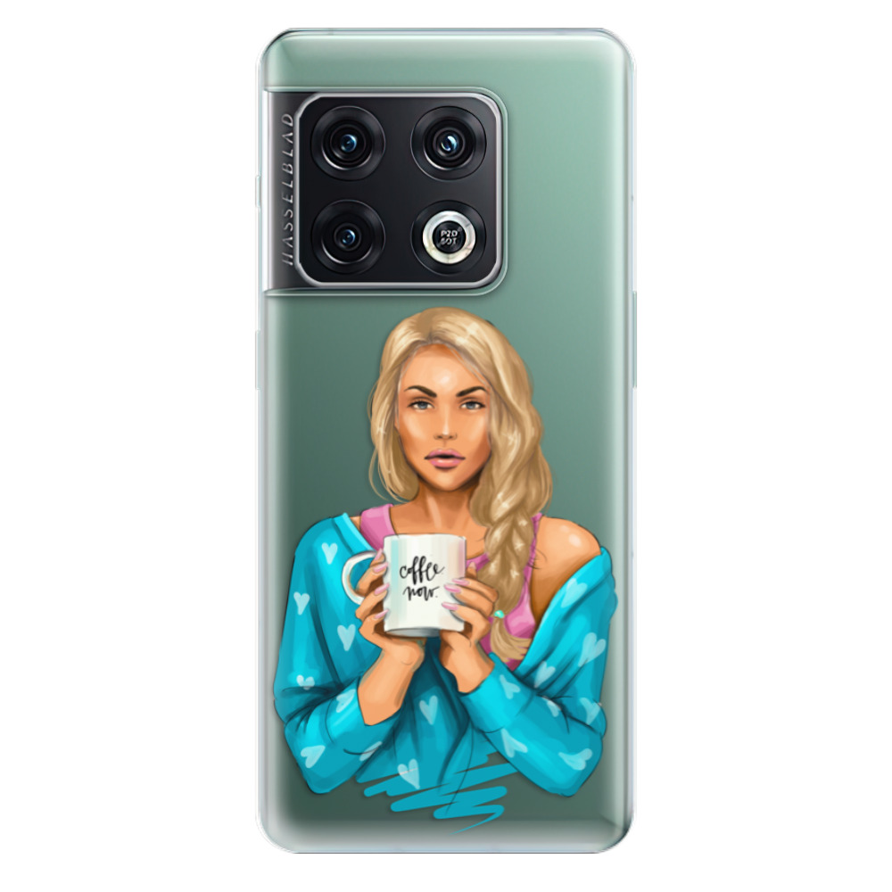 Odolné silikonové pouzdro iSaprio - Coffe Now - Blond - OnePlus 10 Pro