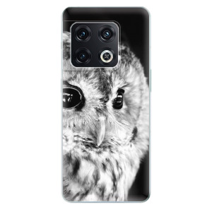 Silikonové odolné pouzdro iSaprio - BW Owl na mobil OnePlus 10 Pro
