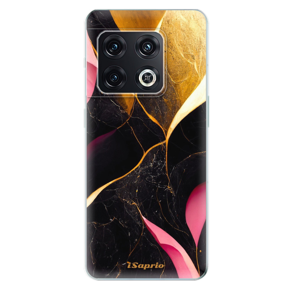 Odolné silikonové pouzdro iSaprio - Gold Pink Marble - OnePlus 10 Pro