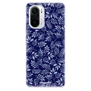 Silikonové odolné pouzdro iSaprio - Blue Leaves 05 na mobil Xiaomi Poco F3
