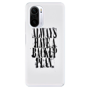 Silikonové odolné pouzdro iSaprio - Backup Plan na mobil Xiaomi Poco F3