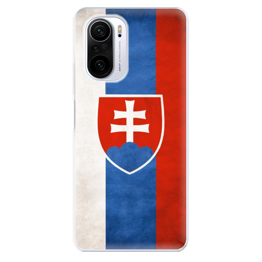 Odolné silikonové pouzdro iSaprio - Slovakia Flag - Xiaomi Poco F3