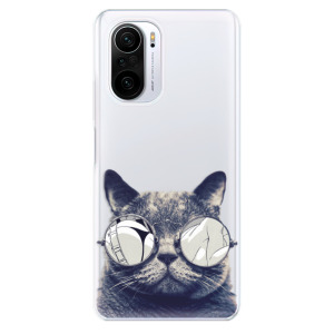 Silikonové odolné pouzdro iSaprio - Crazy Cat 01 na mobil Xiaomi Poco F3