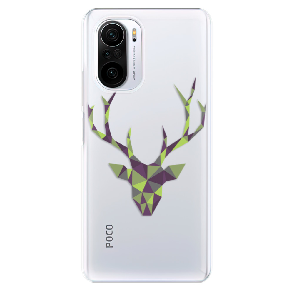 Odolné silikonové pouzdro iSaprio - Deer Green - Xiaomi Poco F3