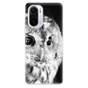 Silikonové odolné pouzdro iSaprio - BW Owl na mobil Xiaomi Poco F3