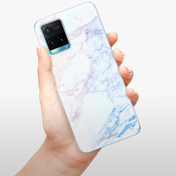 Silikonové pouzdro iSaprio - Vivo Y21 / Y21s / Y33s - Raibow Marble 10