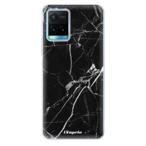 Silikonové odolné pouzdro iSaprio - Black Marble 18 na mobil Vivo Y21 / Y21s / Y33s
