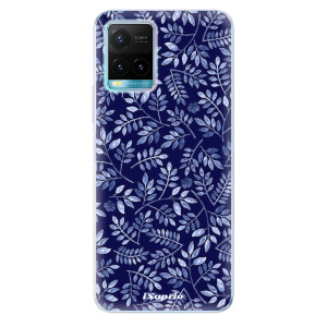 Silikonové odolné pouzdro iSaprio - Blue Leaves 05 na mobil Vivo Y21 / Y21s / Y33s