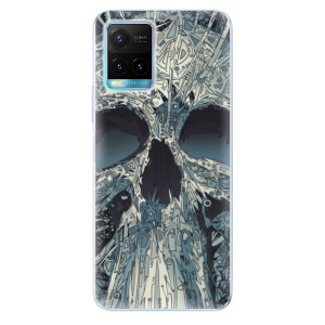 Silikonové odolné pouzdro iSaprio - Abstract Skull na mobil Vivo Y21 / Y21s / Y33s